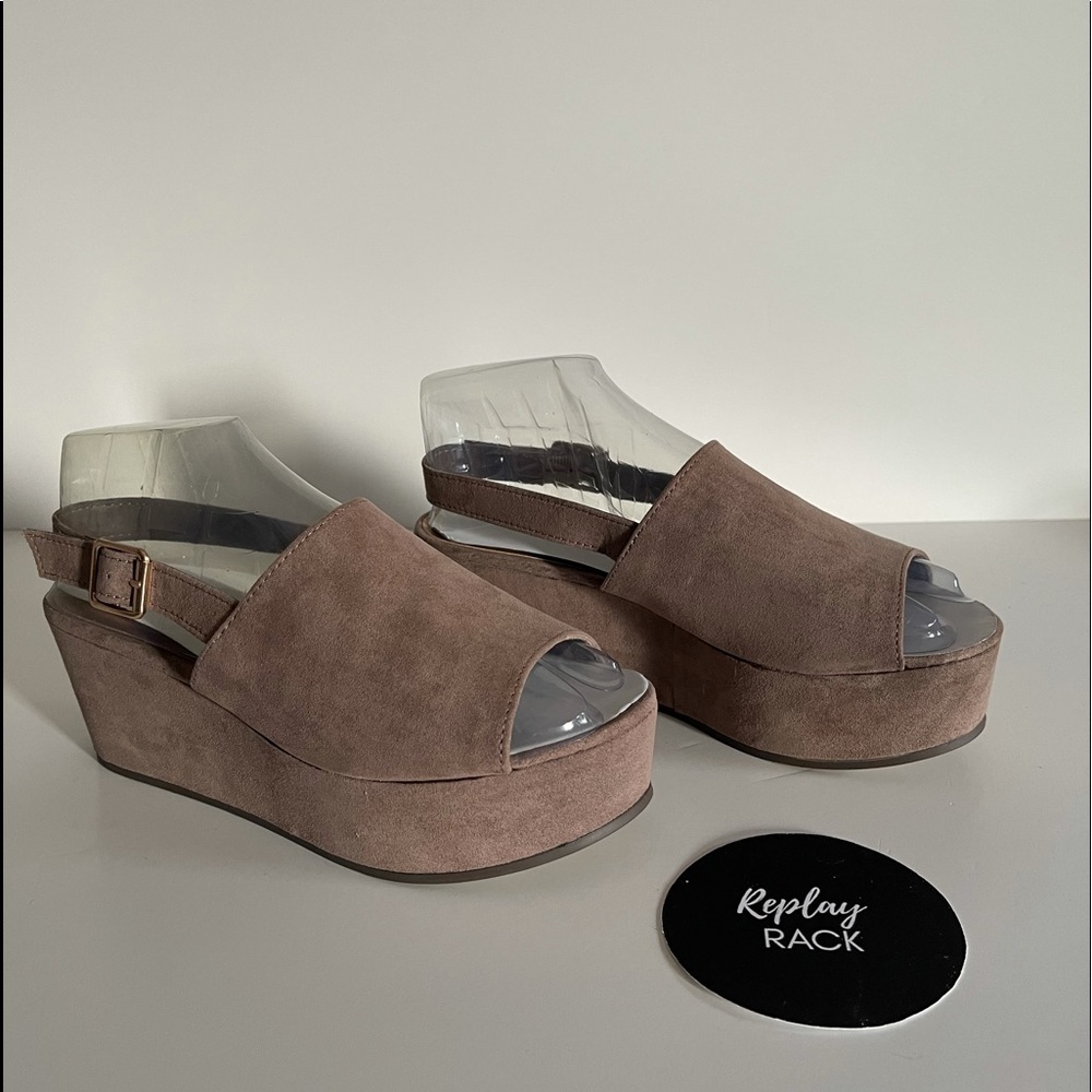 Bamboo “Bernadine” Platform Sandal